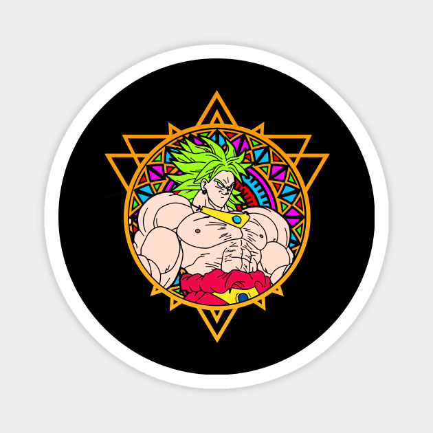 Esoteric Broly Magnet by Meca-artwork